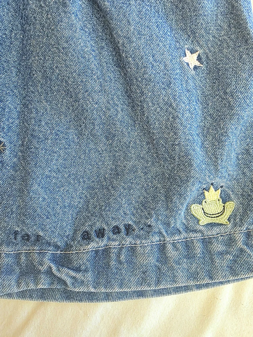 Vintage Baby Gap Denim Dress 2T 1999 Once Upon A Time Fairytale Overall Dress